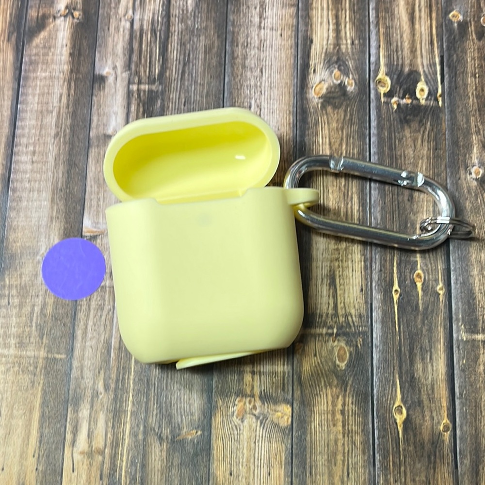 5for$10 AirPods Case Generation One and Two Pastel Yellow AirPod Accessories
